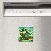Happy Saint Patrick's Day bunt Magnet (In Situ (Geschirrspüler))