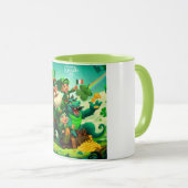 Happy Saint Patrick's Day bunt Tasse (VorderseiteRechts)