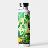 Happy Saint Patrick's Day bunt Trinkflasche (Rechts)