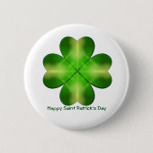 Happy Saint Patrick's Day Button (Vorderseite)