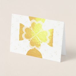 Happy Saint Patrick's Day Custom Foil Card Folienkarte