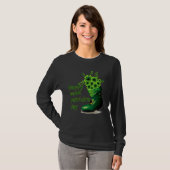 Happy Saint Patrick's Day Green Shoe Lucky Shamroc T-Shirt (Vorne ganz)