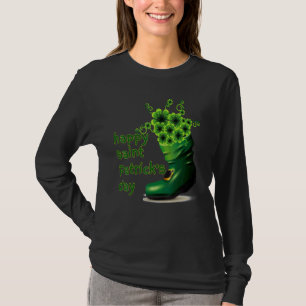 Happy Saint Patrick's Day Green Shoe Lucky Shamroc T-Shirt