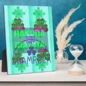 Happy Saint Patrick's Day Hakuna Matata Kunstdruck Fotoplatte (Seite)