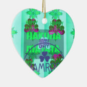 Happy Saint Patrick's Day Hakuna Matata Kunstdruck Keramikornament (Rechts)