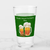 Happy Saint Patrick's Day Irish Beer Glass Glas (Vorderseite)
