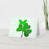 Happy Saint Patrick's Day Karte (Vorderseite)