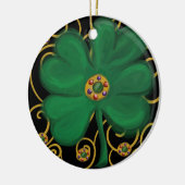 Happy Saint Patrick's Day Keramik Ornament (Links)