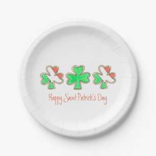 Happy Saint Patrick's Day Kleeblatt Cookie Teller