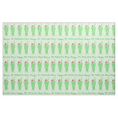 Happy Saint Patrick's Day Kleeblatt Green Shake Stoff (Fat Quarter (45,7 x 55,9 cm))