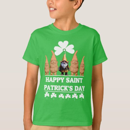 "Happy Saint Patrick's Day, Leprechaun" T-Shirt (Vorderseite)