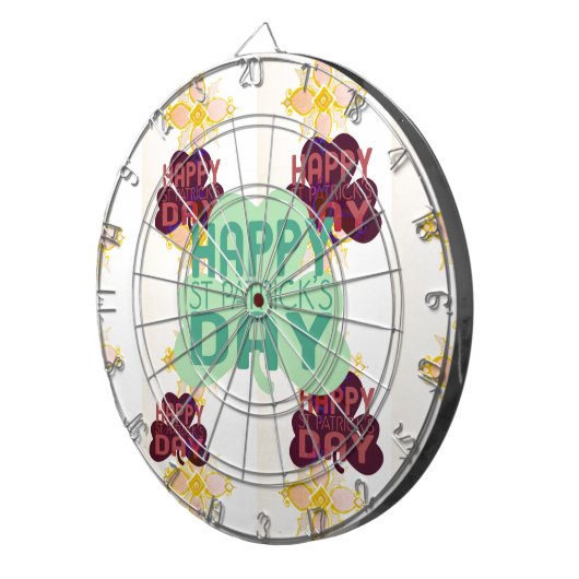 Happy Saint Patrick's Day Lovely Art Print Dartscheibe (Vorderseite rechts)