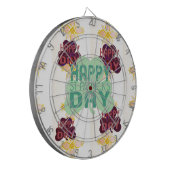 Happy Saint Patrick's Day Lovely Art Print Dartscheibe (Vorderseite Links)