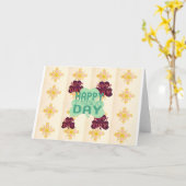 Happy Saint Patrick's Day Lovely Art Print Karte (Gelbe Blume)
