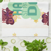 Happy Saint Patrick's Day Lovely Art Print Küchentuch (Gefaltet)