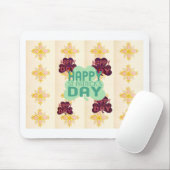 Happy Saint Patrick's Day Lovely Art Print Mousepad (Mit Mouse)