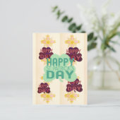 Happy Saint Patrick's Day Lovely Art Print Postkarte (Stehend Vorderseite)