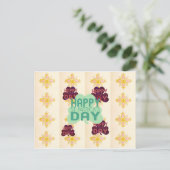 Happy Saint Patrick's Day Lovely Art Print Postkarte (Stehend Vorderseite)