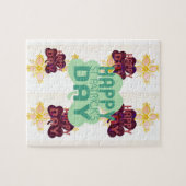 Happy Saint Patrick's Day Lovely Art Print Puzzle (Horizontal)