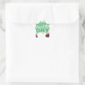 Happy Saint Patrick's Day Lovely Art Print Stern-Aufkleber (Tasche)