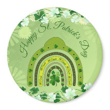 Happy Saint Patrick's Day Lucky Kleeblatts Regenbo