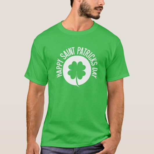 Happy Saint Patrick's Day Mens Womens Kids Boy Gir T-Shirt (Vorderseite)