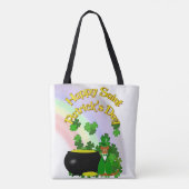 "Happy Saint Patrick's Day Oliver." Tasche (Rückseite)