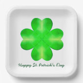 Happy Saint Patrick's Day Paper Plates Pappteller (Vorderseite)