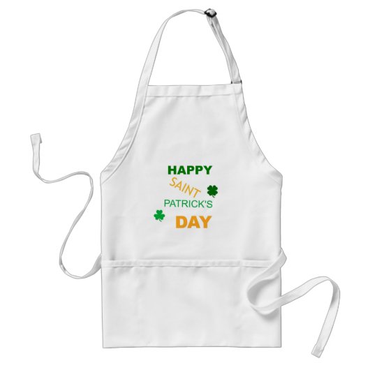 Happy Saint Patrick's Day Schürze (Vorne)