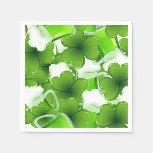 Happy Saint Patrick's Day Serviette (Vorderseite)