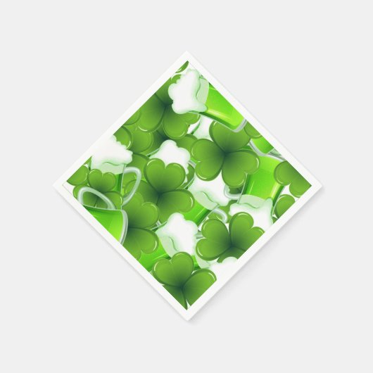 Happy Saint Patrick's Day Serviette (Ecke)