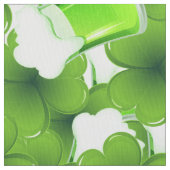 Happy Saint Patrick's Day Stoff (Nahaufnahme)