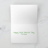 Happy Saint Patrick's Day to Ewe Karte (Innenseite)