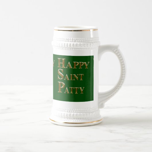 HAPPY SAINT PATTY BIERGLAS (Rechts)
