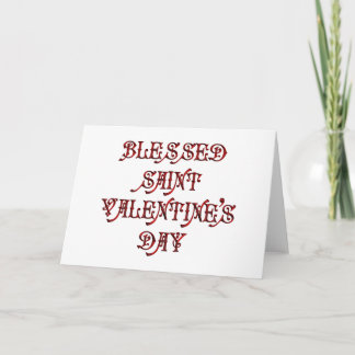 Happy Saint Valentine's Day Feiertagskarte