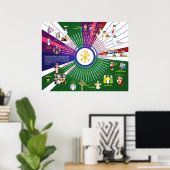 Happy Saints Liturgical Calendar 2026 Jahr A Poster (Heimbüro)