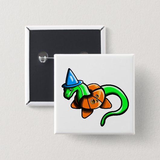 Happy Samhain! Button (Vorne & Hinten)