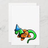 Happy Samhain! Einladung (Vorne/Hinten)