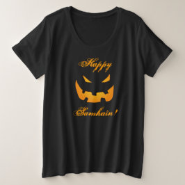 Happy Samhain! Große Größe T-Shirt