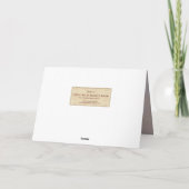 Happy Samhain Kitten und Candle. Karte (Rückseite)