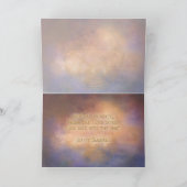 Happy Samhain Kitten und Candle. Karte (Innenseite)