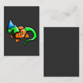 Happy Samhain! Mitteilungskarte (Vorne/Hinten)