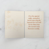 Happy Samhain Moon & Veil Karte (Innenseite)