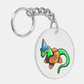 Happy Samhain! Schlüsselanhänger (Vorderseite links)