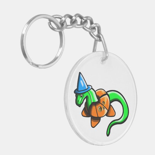 Happy Samhain! Schlüsselanhänger (Vorderseite links)