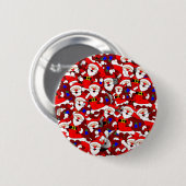 Happy Santa Button (Vorne & Hinten)