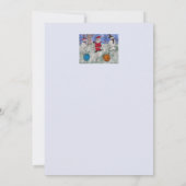 Happy Santa Christmas Flat Card Karte (Rückseite)