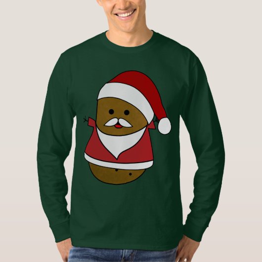 Happy Santa Christmas Potato T-Shirt (Vorderseite)