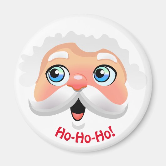 Happy Santa Claus Cartoon Magnet (Vorne)