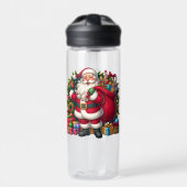 Happy Santa Claus Christmas Trinkflasche (Vorderseite)